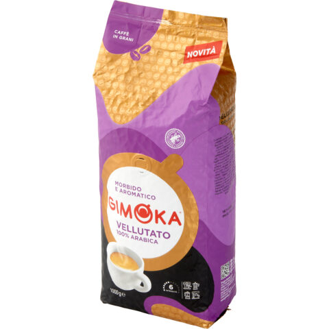 Gimoka kaffebønner 1000 g Vellutato Rainforest