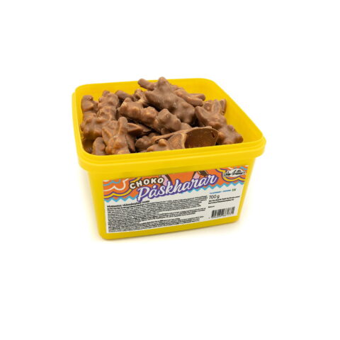 Påskeharer m/sjokolade 700 g