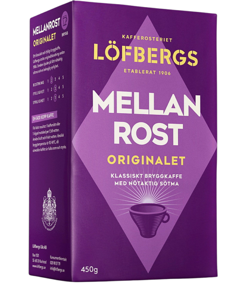 Kaffe 450 g filtermalt mellanrost Löfbergs