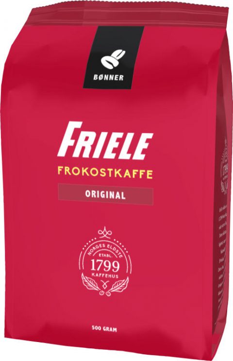 Friele frokostkaffe 500 g hele bønner